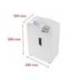 Destructora de Documentos HSM Shredstar X13 Corte en partículas 13 Hojas 23L Nivel seguridad P-4 en Blanco