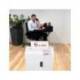 Destructora de Documentos HSM Shredstar X5 Corte en partículas 5 Hojas 18L Nivel seguridad P-4 en Blanco