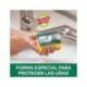 Estropajo salvauñas marca Scotch brite fibra verde