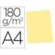 Subcarpeta de cartulina Gio Din A4 amarillo pastel 180 g/m2