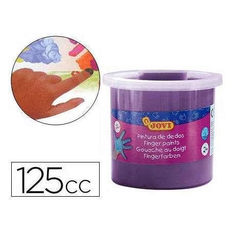 Pintura de dedos Jovi 125 cc color violeta