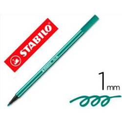 Rotulador Stabilo pen 68/36 Verde esmeralda 1 mm