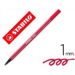 Rotulador Stabilo pen 68/50 rojo oscuro 1 mm