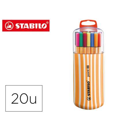 Rotuladores Stabilo point 88 Estuche de 20 unidades
