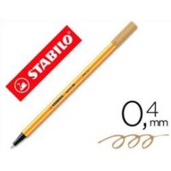 Rotulador Stabilo point 88 Ocre oscuro