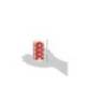 Gomets Apli triangulares color Rojo 21x21x21mm