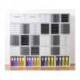 Fichero cajones de sobremesa 8211c 356x316x362 mm 11 cajones color gris