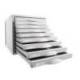Fichero cajones de sobremesa 8409c 356x316x303 mm 9 cajones color gris