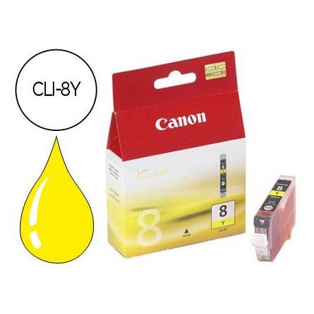 Cartucho Canon 0623B001 Nº CLI-8Y Amarillo