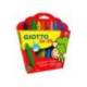 Lapices cera Giotto be-be caja de 10 unidades colores surtidos y sacapuntas