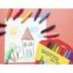 Lapices cera Giotto be-be caja de 10 unidades colores surtidos y sacapuntas