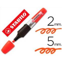 Rotulador Stabilo boss luminator tinta liquida naranja