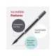 Rotulador-bolígrafo Uni-Ball negro UB-150 0,3 mm
