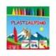 Lapices cera PlastiAlpino caja de 12 unidades colores surtidos