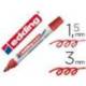 Rotulador para pizarra blanca Edding 660 rojo recargable