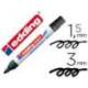 Rotulador para pizarra blanca Edding 660 negro recargable