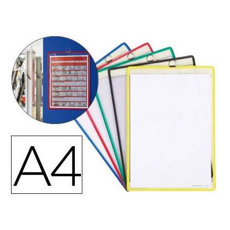 Funda colgante Tarifold vertical Din A4 colores surtidos pack de 5
