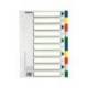 Separadores plastico Esselte Folio juego de 10 colores