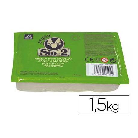 Arcilla Sio-2 Argila color Blanco 1,5 kg