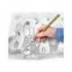 Lapices de grafito marca Staedtler Jumbo 119 triangular