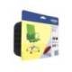 Cartucho Brother LC 229 multipack con 4 colores LC229XLVALBP mfc-j5320dw / j5620dw / j5625dw / j5720dw
