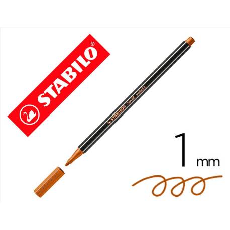 Rotulador Stabilo Acuarelable Pen 68 Color Cobre Metalico