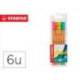 Rotulador Stabilo Point 88 Pack 6 Colores surtidos Neon