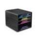 Fichero cajones CEP para 5 cajones color Negro/Multicolor