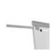 Pizarra Blanca ruedas incluye 2 brazos laterales 68x104