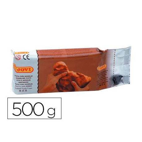 Pasta Jovi modelar color terracota 500 gr