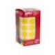 Gomets Apli circulares color amarillo 20mm