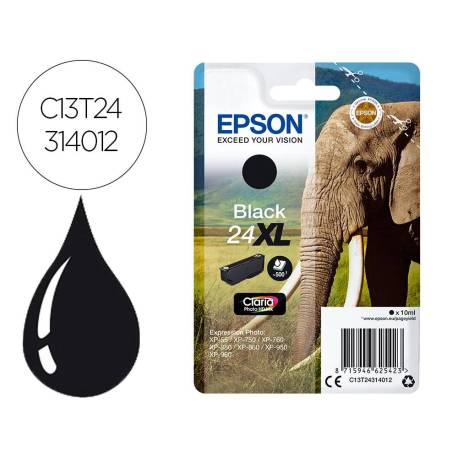 TONER INK-JET EPSON 24XK COLOR NEGRO C13T24314012
