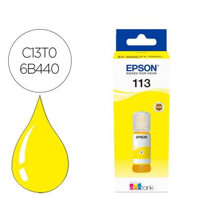 TINTA INK-JET EPSON ECOTANK 113 COLOR AMARILLO C13T06B440