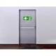 PICTOGRAMA ARCHIVO 2000 SALIDA DE EMERGENCIA IZQUIERDA PVC COLOR VERDE LUMINISCENTE 224X300 MM