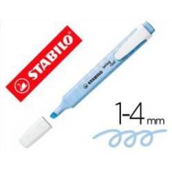 ROTULADOR STABILO FLUORESCENTE SWING COOL PASTEL AZUL NUBLADO