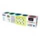 PLASTILINA MILAN SOFT DOUGH NEON CAJA DE 5 BOTES COLORES SURTIDOS 142 GR