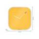 RELOJ LEITZ COSY DE PARED SILENCIOSO CRISTAL 30X30CM AMARILLO