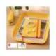 BANDEJA SOBREMESA LEITZ PLASTICO COLOR AMARILLO