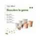 VASO DE CARTON BIODEGRADABLE BLANCO 220 CC PAQUETE DE 50 UNIDADES