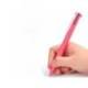 BOLIGRAFO PILOT SUPERGRIP G 4 COLORES RETRACTIL SUJECION DE CAUCHO TINTA BASE DE ACEITE CUERPO COLOR ROSA