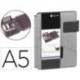 PORTANOTAS CARCHIVO VENTURE DIN A5 CON SOPORTE SMARTPHONE CUADERNO COLOR GRIS