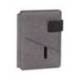PORTANOTAS CARCHIVO VENTURE DIN A5 CON SOPORTE SMARTPHONE CUADERNO COLOR GRIS