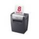 DESTRUCTORA DE DOCUMENTOS REXEL MOMENTUM X308 CAPACIDAD DE CORTE 8 HOJAS DESTRUYE GRAPAS Y CLIPS 15 LITROS