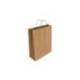 BOLSA KRAFT BASIKA NATURAL RECICLADO 90 GR ASA RETORCIDA TAMAÑO "L" 320X140X400 MM