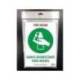 SEÑAL ADHESIVA AVERY USAR DESINFECTANTE PARA LAS MANOS DIN A4 RESISTENTE A LOS RAYOS UV PACK DE 2 UNIDADES