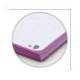 Recambio color 1 oxford din a4+ 80 hojas 90 gr cuadro 5 mm 4 taladros morado.