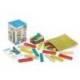 JUEGO MINILAND DE CONSTRUCCION COMPUESTO DE 32 VIGAS MATERIAL ECO 150X210X150 MM