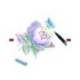 Rotulador Tombow Acuarelable Doble Punta Pincel Estuche de 12 Colores Pastel