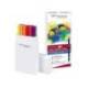 Rotulador Tombow Acuarelable Doble Punta Pincel Estuche de 12 Colores Primarios