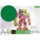 Goma eva liderpapel color verde paquete de 10 hojas
